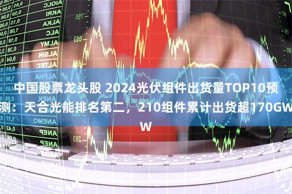中国股票龙头股 2024光伏组件出货量TOP10预测:天合光